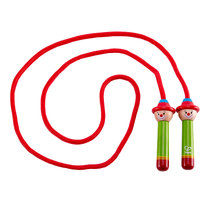Hape跳绳塑料E8335 德国儿童玩具木制手柄3岁+随机发1个