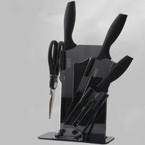 黛斐诗刀具套装 厨房不锈钢礼品菜刀套装家用组合刀具5件套黑刀(默认)