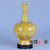 中国龙瓷 德化陶瓷花瓶摆件现代工艺礼品家居装饰办公客厅书房39cm荷口圆瓶（黄结晶）