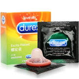 杜蕾斯旗舰店 螺纹3片装 安全套避孕套