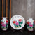 景德镇陶瓷器三件套小花瓶现代中式客厅电视柜插花工艺品装饰摆件(金秋风情)