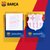 巴塞罗那官方商品丨加厚便利贴便签办公学生足球礼物梅西巴萨周边(两款组合)