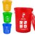 俊采云JunCaiYun160L圆形加厚分类垃圾桶 环卫塑料垃圾桶JCY-28塑料加厚水桶(军绿色 JCY-28)