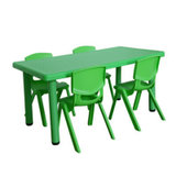 兴淮家具 幼儿园桌子儿童桌学生桌 HU-SYZ101(绿色 塑料)