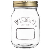 英国Kilner玻璃瓶密封罐 燕窝分装瓶 果酱罐头瓶 耐热铁盖家用无铅玻璃 伯明翰系列多用罐18180007-500ml