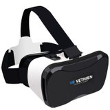升级版VR14虚拟现实3D眼镜智能手机家庭影院游戏BOX头戴式头盔成人(黑色)