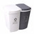 垃圾桶家手压式垃圾盒带盖卧室客厅收纳卫生间可拼接塑料纸篓分类篓(默认)