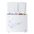 海尔（Haier）FCD-211XZ(DS) 211升双温卧式冰柜 大冷冻小冷藏 家用冷柜
