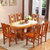 实木大理石餐桌椅西餐桌长方形饭桌天然田园餐桌椅组合6人(单餐桌 1.3米)