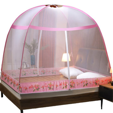 黛格床上用品单双人床玻璃纤维防蚊魔术免安装蚊帐  防蚊 舒适 耐用(8 默认)