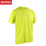 spiro 运动户外速干短袖T恤男士透气健身跑步圆领上衣S253M(绿色 XL)