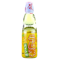 日本进口哈达弹珠碳酸饮料(菠萝味)200ml