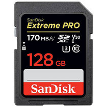 闪迪(SanDisk) SDXXY-128G-ZN4IN U3 C10 V30 4K至尊 SD存储卡 (计价单位：个) 黑色