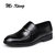 MR.KANG冬季时尚韩风英伦男士皮鞋商务正装鞋软皮套脚圆头6655(38)(黑色)