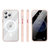苹果手机壳磁吸 iPhone13ProMax保护套 magsafe磁吸充电壳超薄防摔壳(粉红色 iPhone 13)