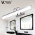 现代简约LED镜前灯不锈钢防水浴室卫生间镜前灯化妆镜柜灯壁灯HS803002(大号正白72CM 12W)