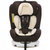 首席官 宝宝新生婴儿车载儿童安全座椅汽车用 0-12岁0-4-7 ISOFIX硬接口(夏日摩卡)