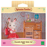 森贝儿家族公仔和家具系列模型巧克力兔妹妹家具套5016
