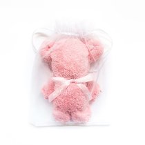 小熊毛巾伴手礼五一劳动节小礼品创意回礼女孩幼儿园母亲节礼物(粉色+沙袋 35x75cm)