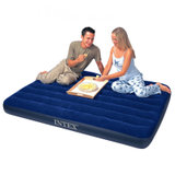 美国INTEX 68759 双人加大充气床垫 充气垫 气垫床垫 午休床 沙滩床(本款+修补套装)