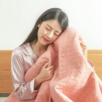 志高(CHIGO)电热毯家用单人双人电褥子双控学生宿舍电热毯(驼红 180x120)