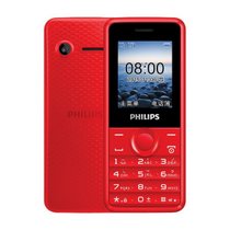 Philips/飞利浦 E103移动老人机直板手机大音量持久待机 库房发E107(炫舞红)