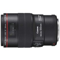 佳能（Canon）EF 100mm f/2.8L IS USM单反相机微距镜头 新百微佳能100MM(黑色 套餐二)