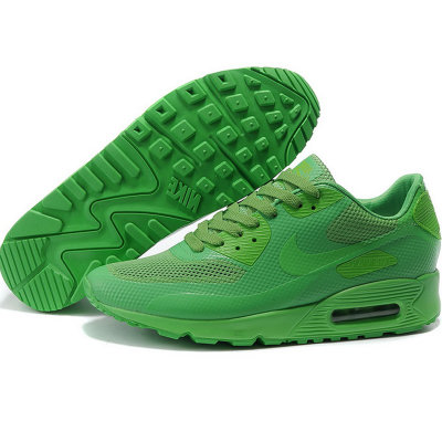 nike耐克2014新款 air max90男女气垫鞋跑步鞋运动鞋休闲鞋7(绿色 36)
