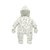 Oissie 奥伊西 0-2岁宝宝连帽夹棉连体衣婴儿冬季加厚爬服(80厘米（建议9-12个月） 米色小动物)