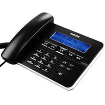飞利浦（PHILIPS）CORD218来电显示电话机（黑色）【真快乐自营 品质保证】