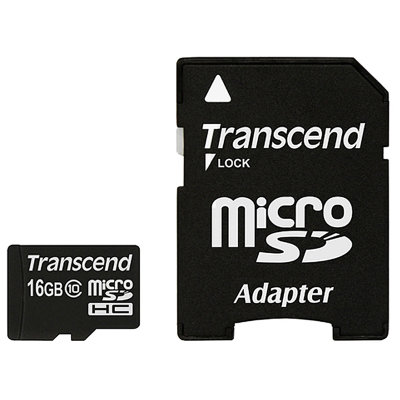 Transcend 16G MicroSDHC（TF）存储卡（Class10）