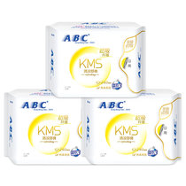 ABCKMS纤薄棉柔日用组合装卫生巾240mm*8片*3包 KMS健康配方温和成分清新舒适