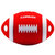 雷麦（LEIMAI）LM-09 橄榄球 迷你蓝牙音响 无线便携户外音箱（红色）