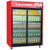 安淇尔(anqier)LC-1400 1.4米立式冷藏展示柜 家用/商用移门陈列柜超市便利店蔬菜饮料水果冰箱保鲜柜 红色