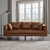 TIMI 北欧沙发 现代简约沙发 小户型沙发 会客沙发组合 时尚沙发组合(深棕色 沙发)