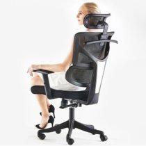 云艳YY-LCL781 人体工学电脑椅子 家用电竞椅办公椅转椅 网布座椅(默认 默认)
