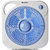 格力(gree)KYT-2501a转页扇  家用台式静音节能鸿运扇电扇迷你小电风扇(蓝白色)