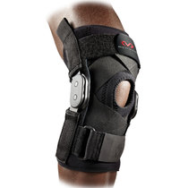 迈克达威429X M码黑色 美国膝关节韧带半月板扭伤术后合页架固定支撑滑雪护膝