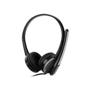 惠普（HP）PC1100 耳机 头戴式耳麦 黑银色（采用40mm直径大单体,低音澎湃。真正全立体声音效,配有音控,方便调节声音大小）