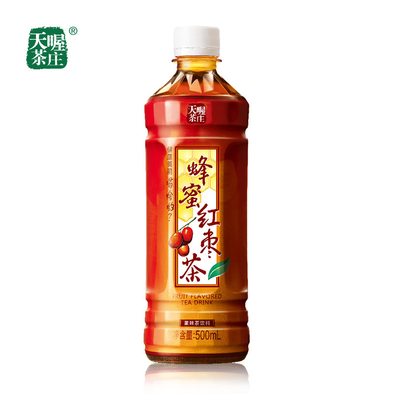 天喔茶庄 天喔tenwow 蜂蜜红枣茶 饮料500ml/瓶