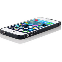 木木（MUNU）iphone5s边框 iphone5s金属边框 iphone5边框 iphone5金属边框 手机套(黑色)