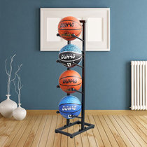 篮球足球收纳架筐摆放架家用球架置球架放球架球置物架展示架JMQ-0128