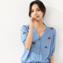 提花时尚T恤(蓝色 165/88A)