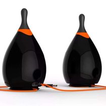 JBL Bowling 音乐保龄 电脑蓝牙小音箱 USB供电 低音炮 2.0迷你音响 立体声音箱(黑色)