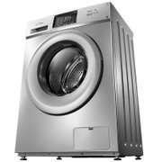 美的(Midea)   MG80-1421WDXS   8公斤   变频全自动滚筒洗衣机（银色）    电脑控温