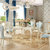 拉斐曼尼 GFT002 欧式餐桌 法式田园餐桌饭桌 小户型餐厅餐桌椅组合(一桌四椅 默认)