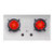 红日（REDSUN)）EH009G燃气灶双灶嵌入式不锈钢煤气灶台嵌两用红外线灶具(不锈钢 液化气)第2张高清大图