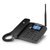 摩托罗拉无线SIM卡固话2G3G4G自带密码锁FM调频收音插卡电话机(黑色 支持移动联通卡)