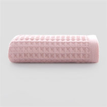 图强蜂窝毛巾粉色m6380 轻薄便携柔软吸水