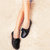 毅雅*2013春夏季新款时尚女单鞋 真皮平底平跟女鞋透气低帮鞋YY9351(黑色 35)